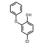 structure of CAS# 3380-58-3, 4-Chloro-2-Phenoxyphenol