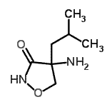 CAS#: 33839-09-7， 4-Amino-4-Isobutyl-1,2-Oxazolidin-3-One