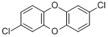 structure of CAS# 33857-26-0, 2,7-Dichlorodibenzo-p-Dioxin;Dibenzo[B,E][1,4]Dioxin, 2,7-Dichloro-;2,7-Dichlorodibenzo-P-Dioxin;2,7-Dichlorodibenzo(B,E)(1,4)Dioxin