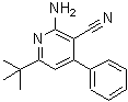 CAS#: 338793-72-9， 2-Amino-6-(2-Methyl-2-Propanyl)-4-Phenylnicotinonitrile