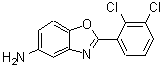 structure of CAS# 339197-79-4, 2-(2,3-Dichlorophenyl)-1,3-Benzoxazol-5-Amine;2-(2,3-dichlorophenyl)-1,3-benzoxazol-5-amine;2-(2,3-Dichloro-phenyl)-benzooxazol-5-ylamine;2-(2,3-dichlorophenyl)benzoxazole-5-ylamine