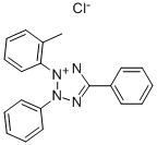 structure of CAS# 33926-00-0, o-Tolyltetrazolium Red;2-(O-Tolyl)-3,5-Diphenyl-Tetrazol-2-Ium Chloride;2-(O-Tolyl)-3,5-Diphenyltetrazol-2-Ium Chloride;2-(2-Methylphenyl)-3,5-Diphenyl-1,2,3,4-Tetrazol-2-Ium Chloride
