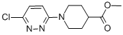structure of CAS# 339276-34-5, Methyl 1-(6-Chloro-3-Pyridazinyl)-4-Piperidinecarboxylate;1-(6-CHLORO-PYRIDAZIN-3-YL)-PIPERIDINE-4-CARBOXYLIC ACID METHYL ESTER;METHYL 1-(6-CHLORO-3-PYRIDAZINYL)-4-PIPERIDINECARBOXYLATE;METHYL 1-(6-CHLOROPYRIDAZIN-3-YL)PIPERIDINE-4-CARBOXYLATE