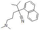 CAS 登录号:3399-36-8, 5-二甲基氨基-2-萘-1-基-2-丙-2-基戊腈