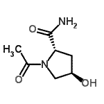 CAS#: 33996-27-9， (4R)-1-Acetyl-4-Hydroxy-L-Prolinamide
