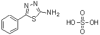 structure of CAS# 340169-03-1, 2-Amino-5-Phenyl-1,3,4-Thiadiazole Sulfate
