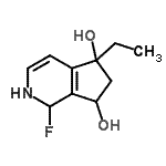 CAS#: 340268-39-5， 5-Ethyl-1-Fluoro-2,5,6,7-Tetrahydro-1H-Cyclopenta[c]Pyridine-5,7-Diol