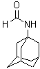 structure of CAS# 3405-48-9, N-(1-Adamantyl)Formamide;N-(1-Adamantyl)Methanamide;Aids-211777;Aids211777