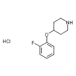 CAS#: 3413-29-4， 4-(2-Fluorophenoxy)Piperidine Hydrochloride (1:1)