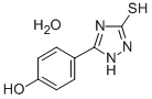 structure of CAS# 3414-96-8, 4-(5-Sulfanylidene-1,2,4-Triazolidin-3-Ylidene)Cyclohexa-2,5-Dien-1-One;4-(5-Thioxo-1,2,4-Triazolidin-3-Ylidene)Cyclohexa-2,5-Dien-1-One;4-(5-Thioxo-1,2,4-Triazolidin-3-Ylidene)-1-Cyclohexa-2,5-Dienone;Zinc04190538