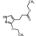 CAS#: 342027-02-5， Ethyl 3-(3-Ethoxy-1H-Pyrazol-4-Yl)Propanoate