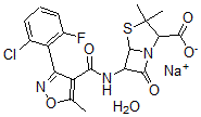 CAS#: 34214-51-2， Sodium 6-[[3-(2-Chloro-6-Fluorophenyl)-5-Methyl1,2-Oxazole-4-Carbonyl]Amino]-3,3-Dimethyl-7-Oxo-4-Thia-1-Azabicyclo[3.2.0]Heptane-2-Carboxylate Hydrate