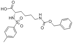 structure of CAS# 34235-82-0, Nepsilon-Carbobenzoxy-Nalpha-Tosyl-L-Lysine;NEPSILON-CARBOBENZOXY-NALPHA-TOSYL-L-LYSINE;N2-Tosyl-N6-(Benzyloxycarbonyl)-L-Lysine;Nα-Tosyl-Nε-(Benzyloxycarbonyl)-L-Lysine