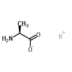 CAS 登录号：34237-23-5， 钾(2S)-2-氨基丙烷酸酯