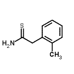 structure of CAS# 34243-66-8, 2-(2-Methylphenyl)Ethanethioamide