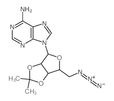CAS#: 34245-48-2， 9-[4-(Azidomethyl)-2,2-Dimethyl-3a,4,6,6a-Tetrahydrofuro[3,4-d][1,3]Dioxol-6-Yl]Purin-6-Amine