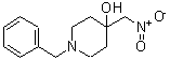结构式 CAS# 34259-89-7, 1-苄基-4-(硝基甲基)哌啶-4-醇