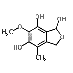 CAS#: 342652-61-3， 6-Methoxy-4-Methyl-1,3-Dihydro-2-Benzofuran-1,5,7-Triol