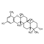 CAS#: 34274-99-2， (2S,4aR,4bR,6aS,12aS,12bR,14aR)-1,1,4A,6A,8,12B-Hexamethyl-2,3,4,4A,4B,5,6,6A,12,12A,12B,13,14,14A-Tetradecahydro-1H-Naphtho[2,1-a]Xanthene-2,10-Diol