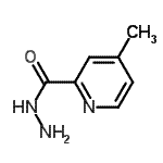 CAS#: 34285-72-8， 4-Methyl-2-Pyridinecarbohydrazide