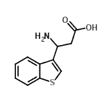 CAS#: 3429-23-0， 3-Amino-3-(1-Benzothiophen-3-Yl)Propanoic Acid