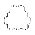 CAS 登录号:3429-25-2, (1Z,3E,5E,7E,9Z,11E,13E,15E,17Z,19E,21E,23E)-1,3,5,7,9,11,13,15,17,19,21,23-环二十四十二烯
