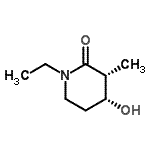 CAS#: 343138-40-9， (3R,4R)-1-Ethyl-4-Hydroxy-3-Methyl-2-Piperidinone