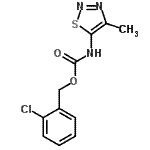 CAS#: 343373-92-2， 2-Chlorobenzyl (4-Methyl-1,2,3-Thiadiazol-5-Yl)Carbamate
