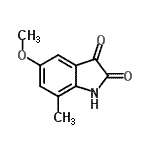 CAS#: 343774-48-1， 5-Methoxy-7-Methyl-1H-Indole-2,3-Dione