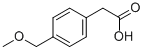 structure of CAS# 343880-24-0, (4-Methoxymethylphenyl)Acetic Acid;2-(4-(Methoxymethyl)Phenyl)Acetic Acid