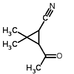 CAS#: 343928-93-8， 3-Acetyl-2,2-Dimethylcyclopropanecarbonitrile