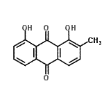 CAS#: 34425-60-0， 1,8-Dihydroxy-2-Methyl-9,10-Anthraquinone