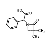 CAS#: 344253-94-7， (3,3-Dimethyl-2-Oxo-1-Azetidinyl)(Phenyl)Acetic Acid
