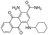 CAS#: 3443-93-4, 1-Amino-4-(Cyclohexylamino)-9,10-Dioxoanthracene-2-Carboxamide