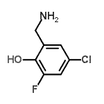 CAS#: 344326-64-3， 2-(Aminomethyl)-4-Chloro-6-Fluorophenol
