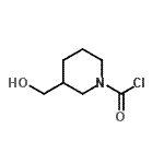 CAS#: 344326-73-4， 3-(Hydroxymethyl)-1-Piperidinecarbonyl Chloride