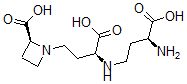 structure of CAS# 34441-14-0, (2S)-1-[(3S)-3-[[(3S)-3-Amino-4-Hydroxy-4-Oxobutyl]Amino]-4-Hydroxy-4-Oxobutyl]Azetidine-2-Carboxylic Acid;(2S)-1-[(3S)-3-[[(3S)-3-Amino-4-Hydroxy-4-Oxo-Butyl]Amino]-4-Hydroxy-4-Oxo-Butyl]Azetidine-2-Carboxylic Acid;(2S)-1-[(3S)-3-[[(3S)-3-Amino-4-Hydroxy-4-Oxobutyl]Amino]-4-Hydroxy-4-Oxobutyl]-2-Azetidinecarboxylic Acid;(2S)-1-[(3S)-3-[[(3S)-3-Amino-4-Hydroxy-4-Keto-Butyl]Amino]-4-Hydroxy-4-Keto-Butyl]Azetidine-2-Carboxylic Acid