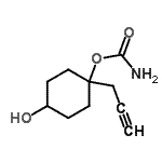 CAS#: 344411-23-0， 4-Hydroxy-1-(2-Propyn-1-Yl)Cyclohexyl Carbamate