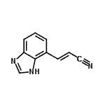 CAS#: 344554-13-8， (2E)-3-(1H-Benzimidazol-4-Yl)Acrylonitrile