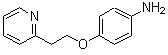 结构式 CAS# 344561-49-5, 4-[2-(2-吡啶基)乙氧基]苯胺