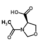 CAS#: 344738-31-4， (4R)-3-Acetyl-1,3-Oxazolidine-4-Carboxylic Acid