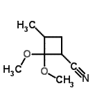 CAS#: 344747-08-6， 2,2-Dimethoxy-3-Methylcyclobutanecarbonitrile