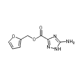 CAS 登录号：344886-02-8， 2-呋喃甲基3-氨基-1H-1,2,4-三唑-5-羧酸酯