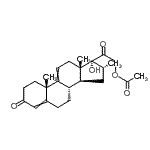 CAS#: 34542-56-8， (16alpha)-17-Hydroxy-16-Methyl-3,20-Dioxopregna-4,9(11)-Dien-21-Yl Acetate
