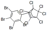 structure of CAS# 34571-16-9, 1,2,3,4,7,7-Hexachloro-5-(Tetrabromophenyl)Bicyclo[2.2.1]Hept-2-Ene;1,2,3,4,7,7-Hexachloro-5-(Tetrabromophenyl)Bicyclo(2.2.1)Hept-2-Ene;Ai3-27881;Bicyclo(2.2.1)Hept-2-Ene, 1,2,3,4,7,7-Hexachloro-5-(Tetrabromophenyl)-