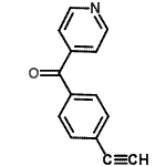 CAS#: 345911-44-6， (4-Ethynylphenyl)(4-Pyridinyl)Methanone