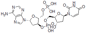 CAS#: 34607-75-5， [(2R,3S,5R)-5-(6-Aminopurin-9-Yl)-2-(Phosphonooxymethyl)Oxolan-3-Yl] [(2R,3S,5R)-5-(2,4-Dioxopyrimidin-1-Yl)-3-Hydroxyoxolan-2-Yl]Methyl Hydrogen Phosphate
