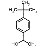 CAS#: 34610-60-1， 1-[4-(2-Methyl-2-Propanyl)Phenyl]Ethanol