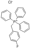 structure of CAS# 3462-95-1, (4-Fluorobenzyl)Triphenylphosphonium Chloride;4-Fluorobenzyl Triphenylphosphonium Chloride, 98+%;(4-FLUOROBENZYL)TRIPHENYLPHOSPHONIUM CHLORIDE