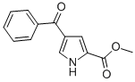 structure of CAS# 34628-36-9, Methyl 4-Benzoyl-1H-Pyrrole-2-Carboxylate;4-(Cyclohexyl-Oxomethyl)-1H-Pyrrole-2-Carboxylic Acid Methyl Ester;4-(Cyclohexanecarbonyl)-1H-Pyrrole-2-Carboxylic Acid Methyl Ester;Methyl 4-Cyclohexylcarbonyl-1H-Pyrrole-2-Carboxylate